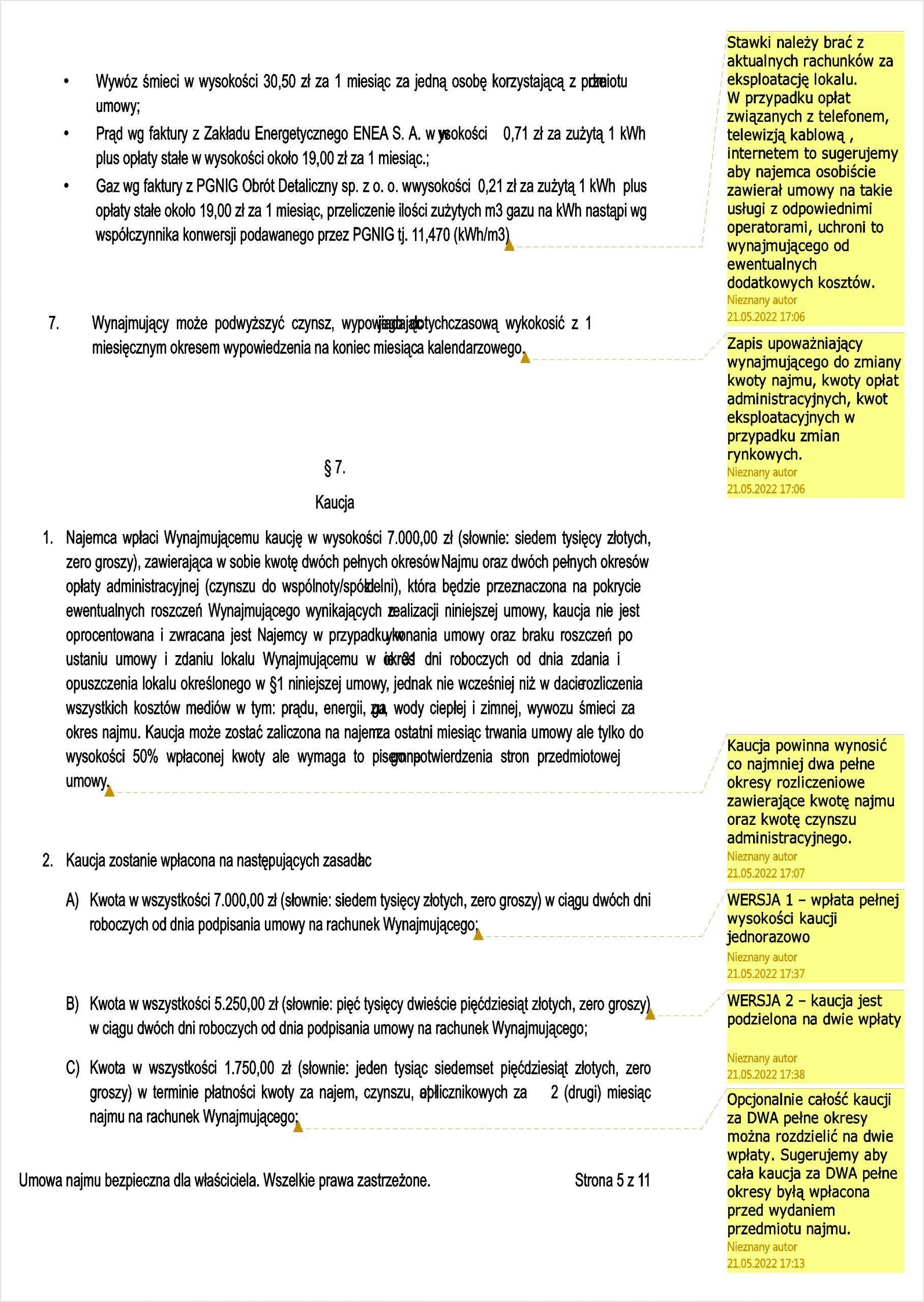 Umowa najmu mieszkania - konsultacje przy wynajmie mieszkania - obrazek 5