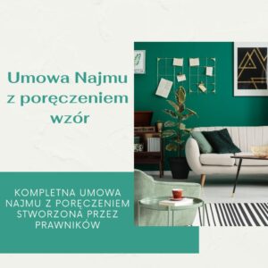 umowa najmu mieszkania z poręczeniem