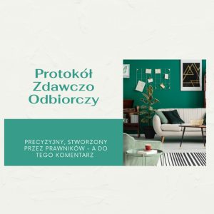 Protokół Zdawczo-Odbiorczy do Umowy Najmu wzór