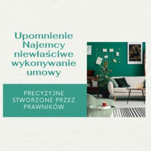 upomnienie najemcy