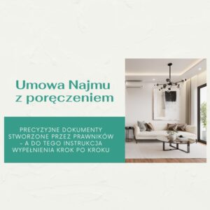 UMOWA NAJMU Z PORĘCZENIEM