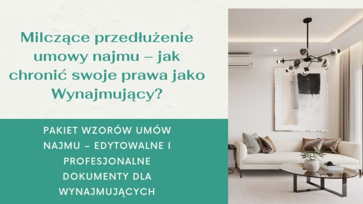 Milczące przedłużenie najmu