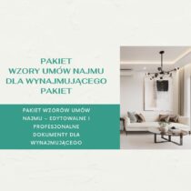 UMOWA NAJMU MIESZKANIA PAKIET WZÓR UMOWY