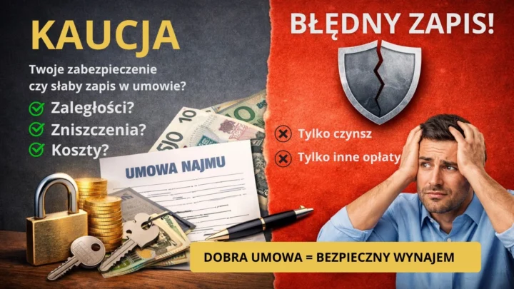 kaucja przy najmie mieszkania zabezpieczenie wynajmu