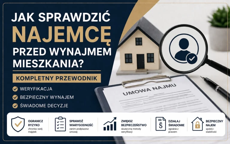Jak sprawdzić najemcę przed wynajmem mieszkania – kompletny przewodnik weryfikacji najemcy krok po kroku