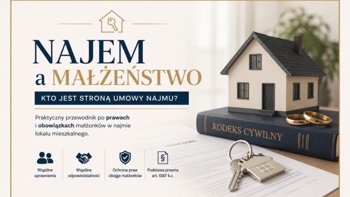 Najem a małżeństwo – kto jest stroną umowy najmu lokalu