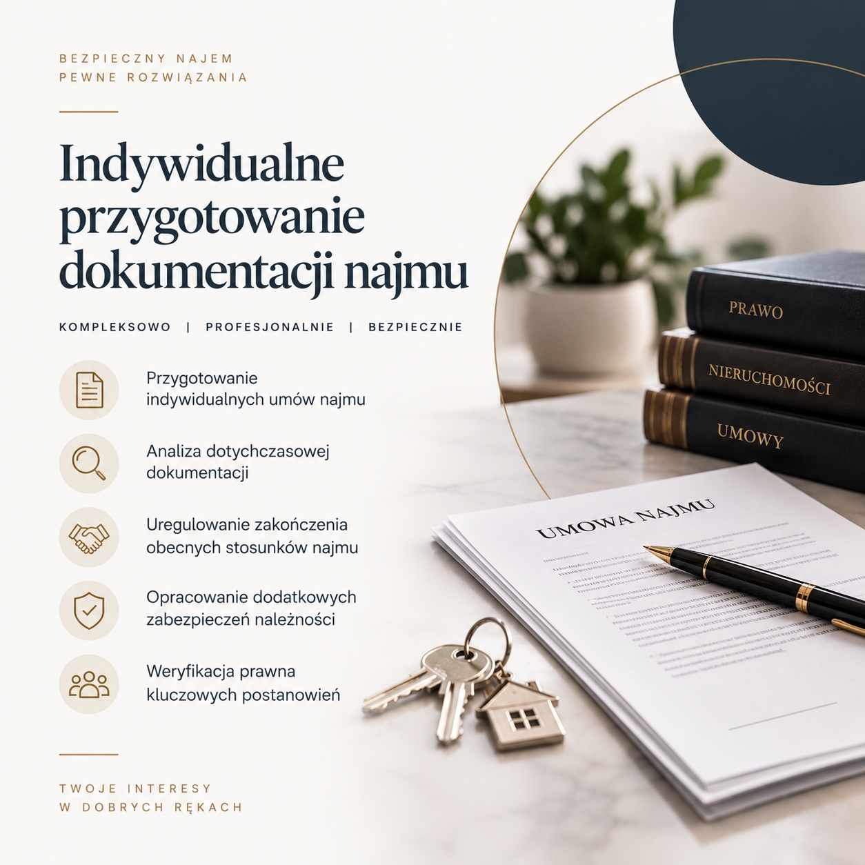 Kompleksowa obsługa dokumentacji najmu – analiza umów, przygotowanie dokumentów i zabezpieczenie należności