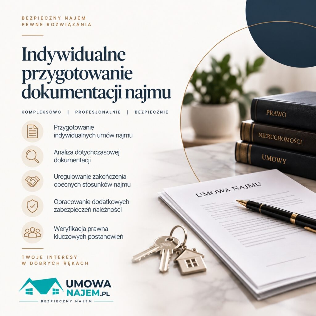 Indywidualna umowa najmu – umowy, analiza dokumentów i zabezpieczenia Wynajmującego